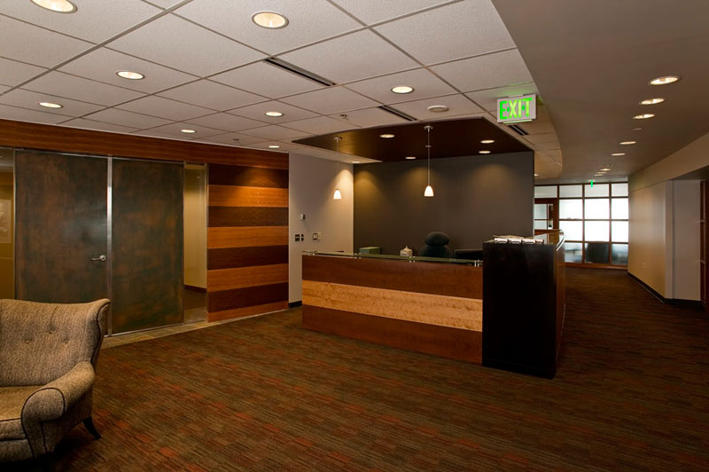 Cherry Wood Reception Desk